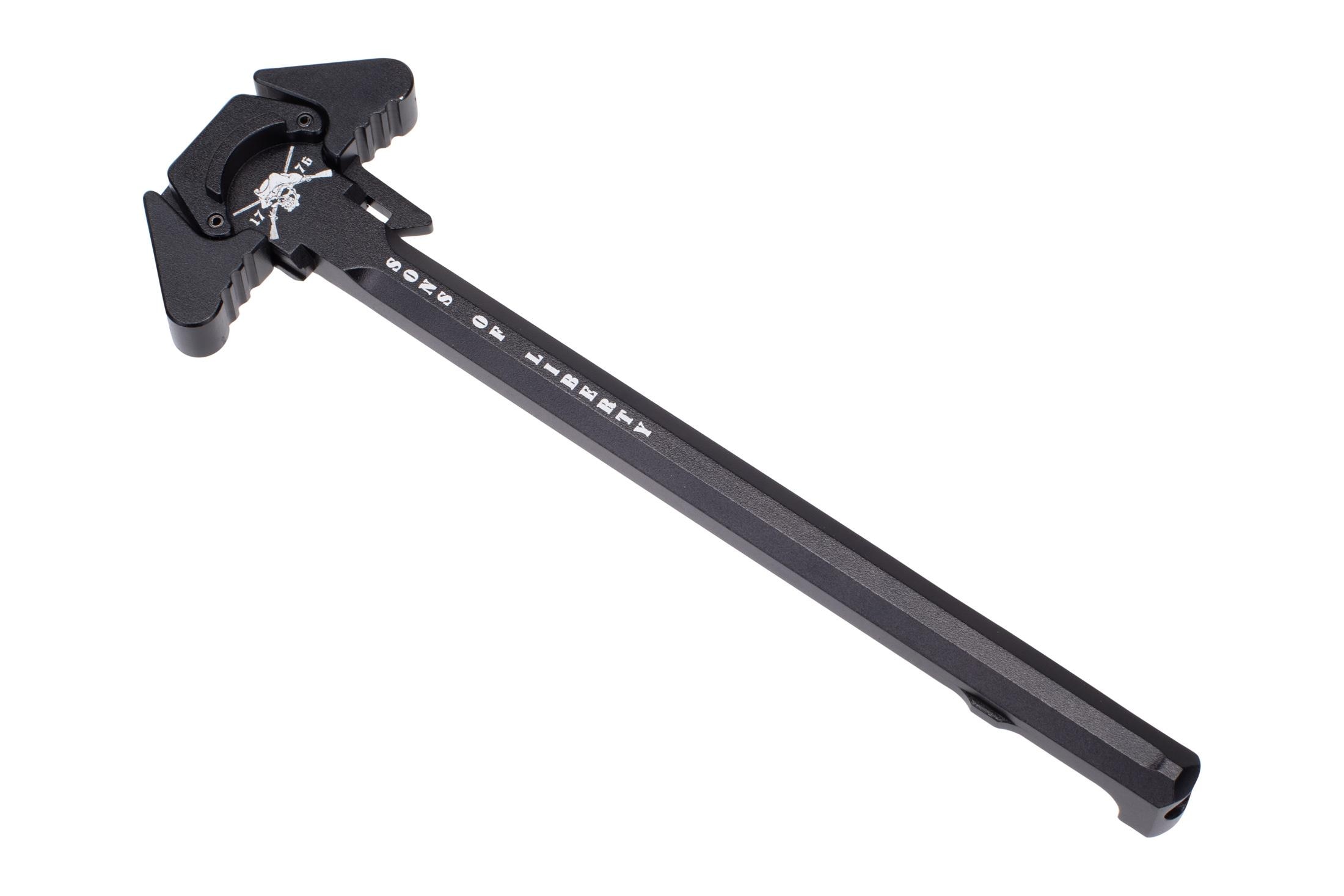 Sons of Liberty Gun Works Narrow Latch Charging Handle, Black - Efficient and Low-Profile Design - LCH-5.56-NL